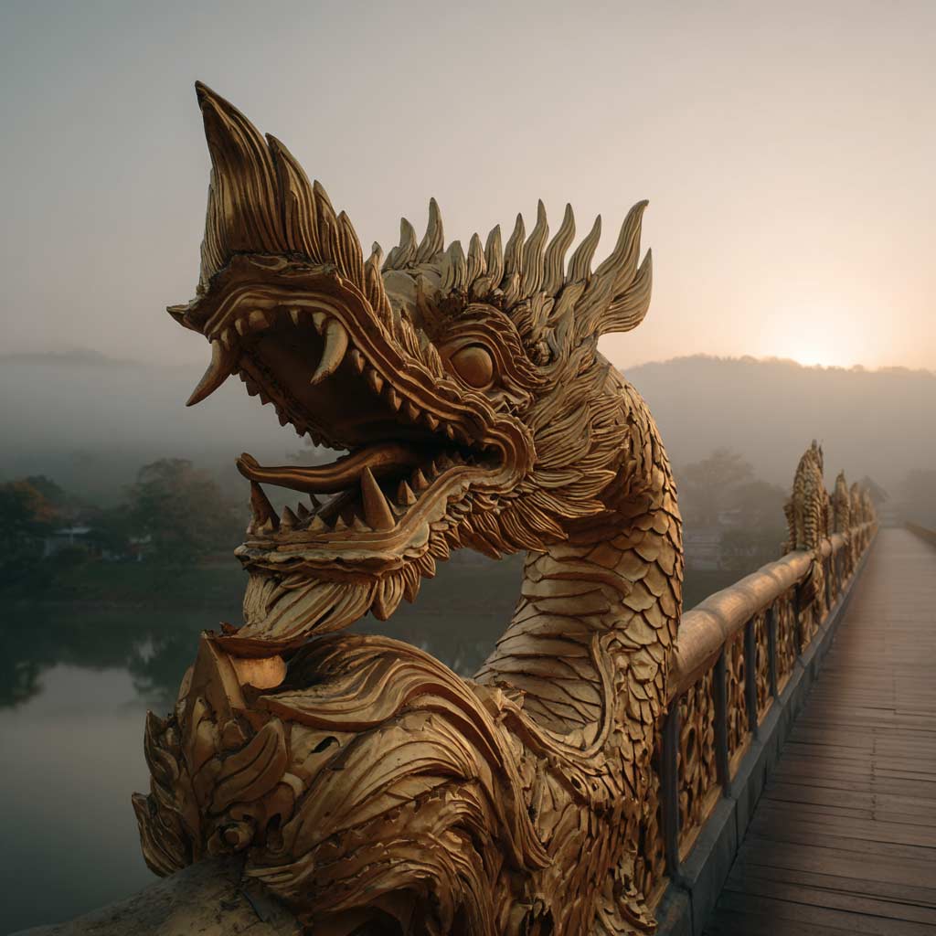 Thailand Bridge - Naga Bridge